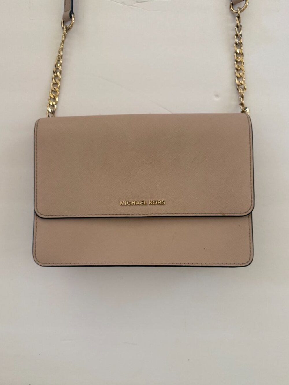 Michael Kors Daniela Saffiano Crossbody Soft Pink